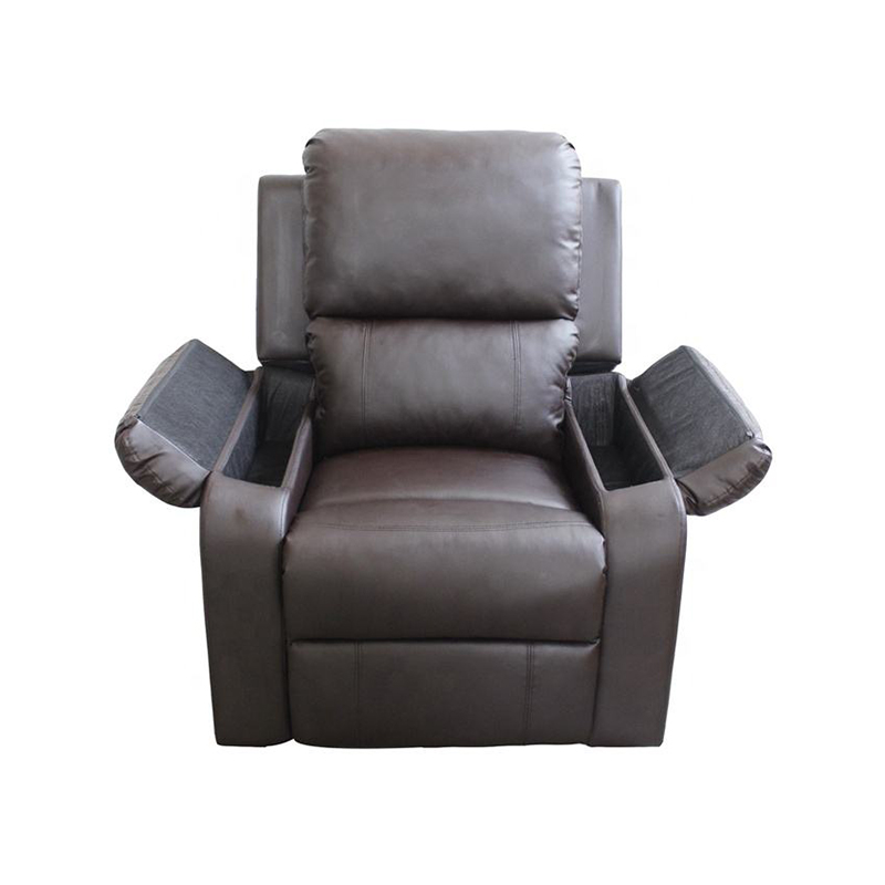 Sillón reclinable manual de lujo con respaldo de cuero PU personalizado y venta caliente para sala de estar