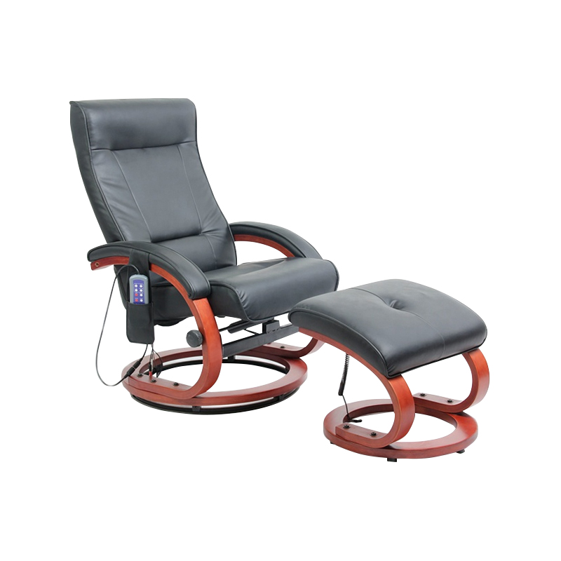 Silla reclinable ajustable ergonómica moderna de tela o PU de nuevo diseño con reposapiés