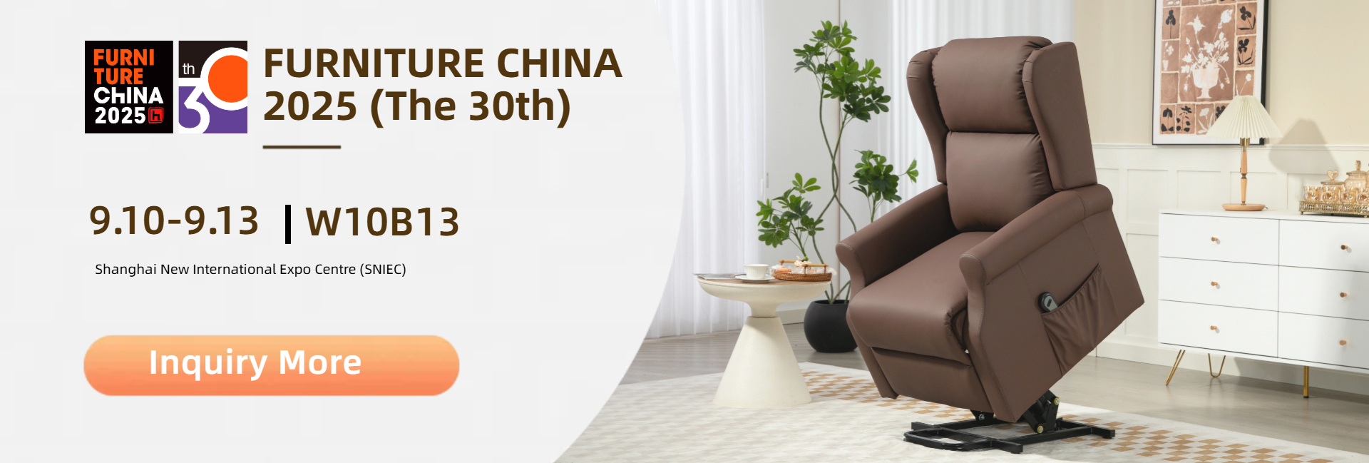 Anji Hongqiang Furniture Co., Ltd. para exhibir en Furniture China 2025