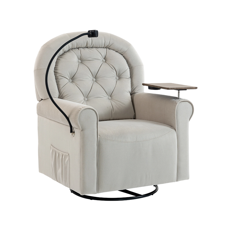 Silla mecedora giratoria de un solo asiento para bebé, guardería, lactancia, momia, lactancia, ocio